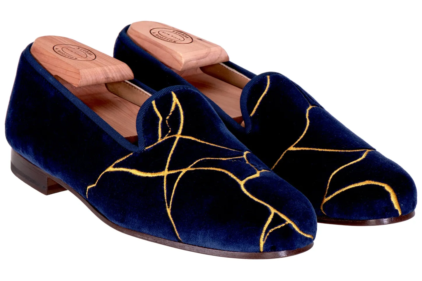Women Stubbs & Wootton Slipper<Kintsugi Indigo (Women)