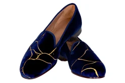 Women Stubbs & Wootton Slipper<Kintsugi Indigo (Women)
