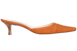 Women Stubbs & Wootton Heel<Luggage Raffia Greta
