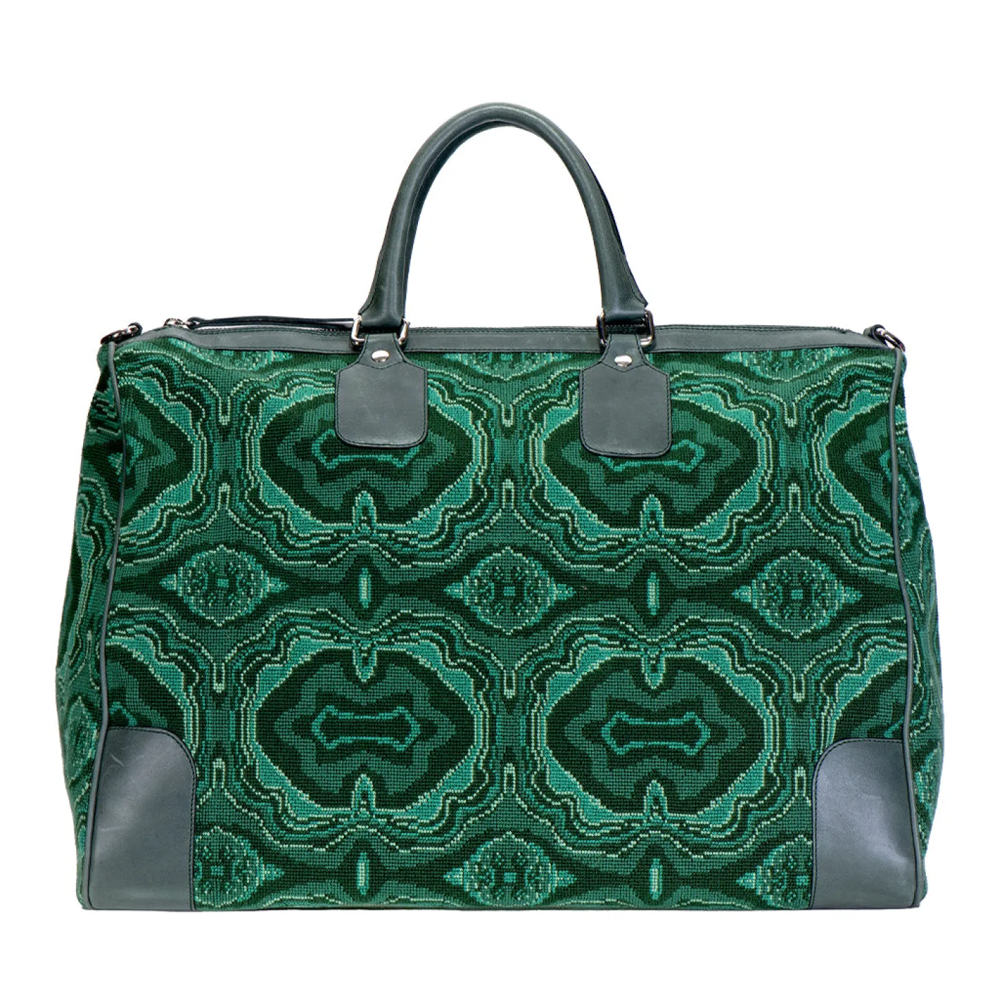 Stubbs & Wootton Weekenders<Malachite Needlepoint Weekender