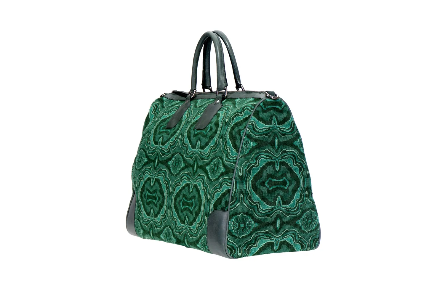 Stubbs & Wootton Weekenders<Malachite Needlepoint Weekender