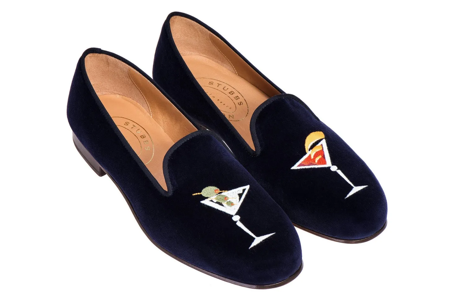 Stubbs & Wootton Slipper<Martini Velvet Slipper (Wide)