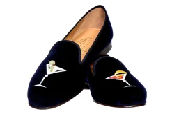 Stubbs & Wootton Slipper<Martini Velvet Slipper (Men)