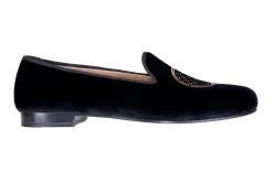 Stubbs & Wootton Slipper<Metropolis Bronze Velvet Slipper (Men)