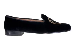 Stubbs & Wootton Slipper<Metropolis Gold Velvet Slipper (Men)