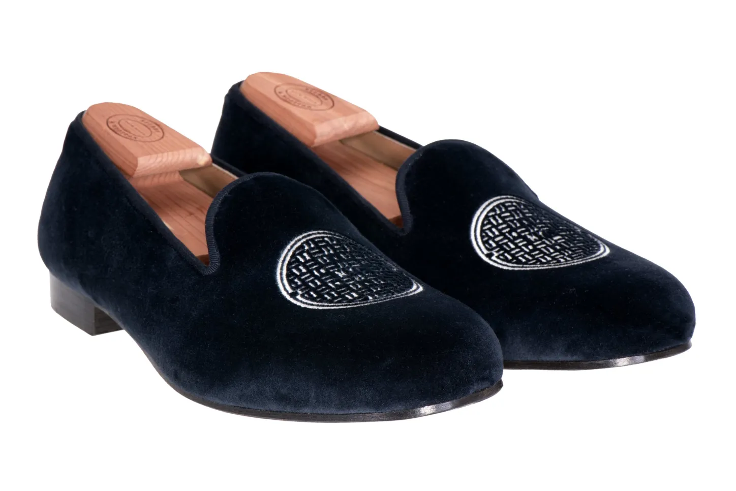 Stubbs & Wootton Slipper<Metropolis Nickel Velvet Slipper (Men)