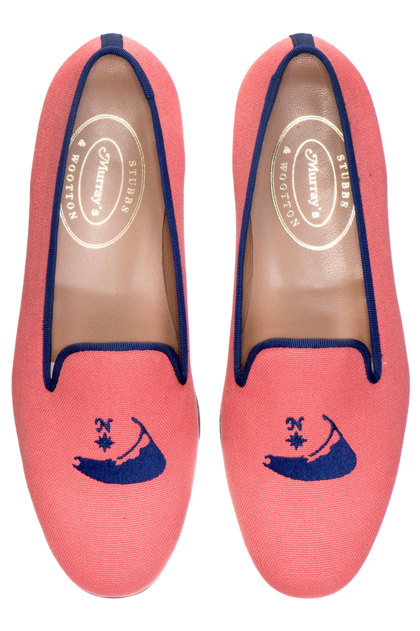 Women Stubbs & Wootton Slipper<Murrays Logo Nantucket Slipper (Women)