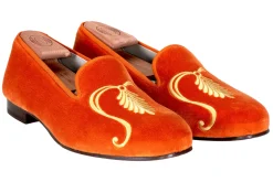 Women Stubbs & Wootton Slipper<Paolina Velvet Slipper (Women)
