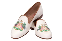 Women Stubbs & Wootton Slipper<PB Clocktower Panama (Women)