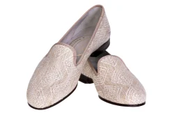 Women Stubbs & Wootton Slipper<Perinne Beige Slipper (Women)