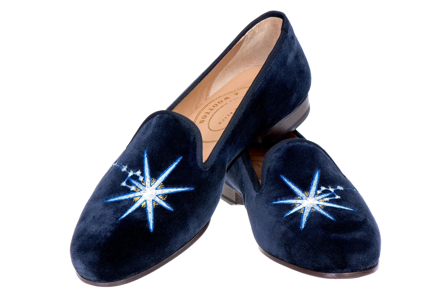 Women Stubbs & Wootton Slipper<Pisces Velvet Slipper (Women)