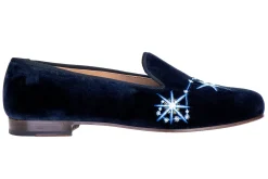 Women Stubbs & Wootton Slipper<Scorpio Velvet Slipper (Women)