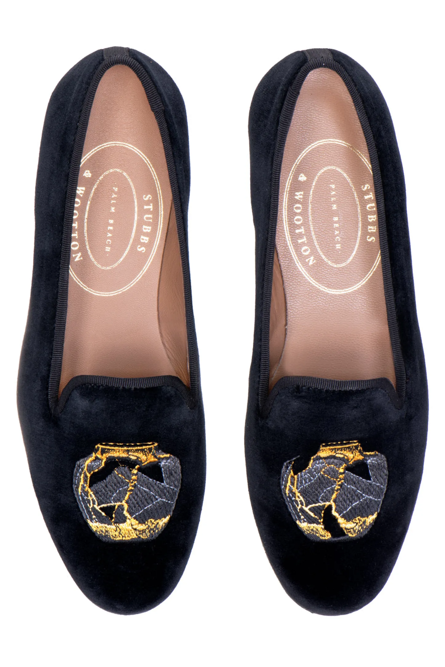 Women Stubbs & Wootton Slipper<Shattered Ming Noir (Women)