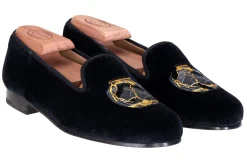Women Stubbs & Wootton Slipper<Shattered Ming Noir (Women)