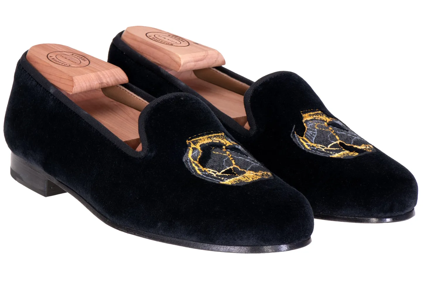 Women Stubbs & Wootton Slipper<Shattered Ming Noir (Women)