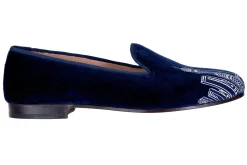Stubbs & Wootton Slipper<Skyline Velvet Slipper (Men)