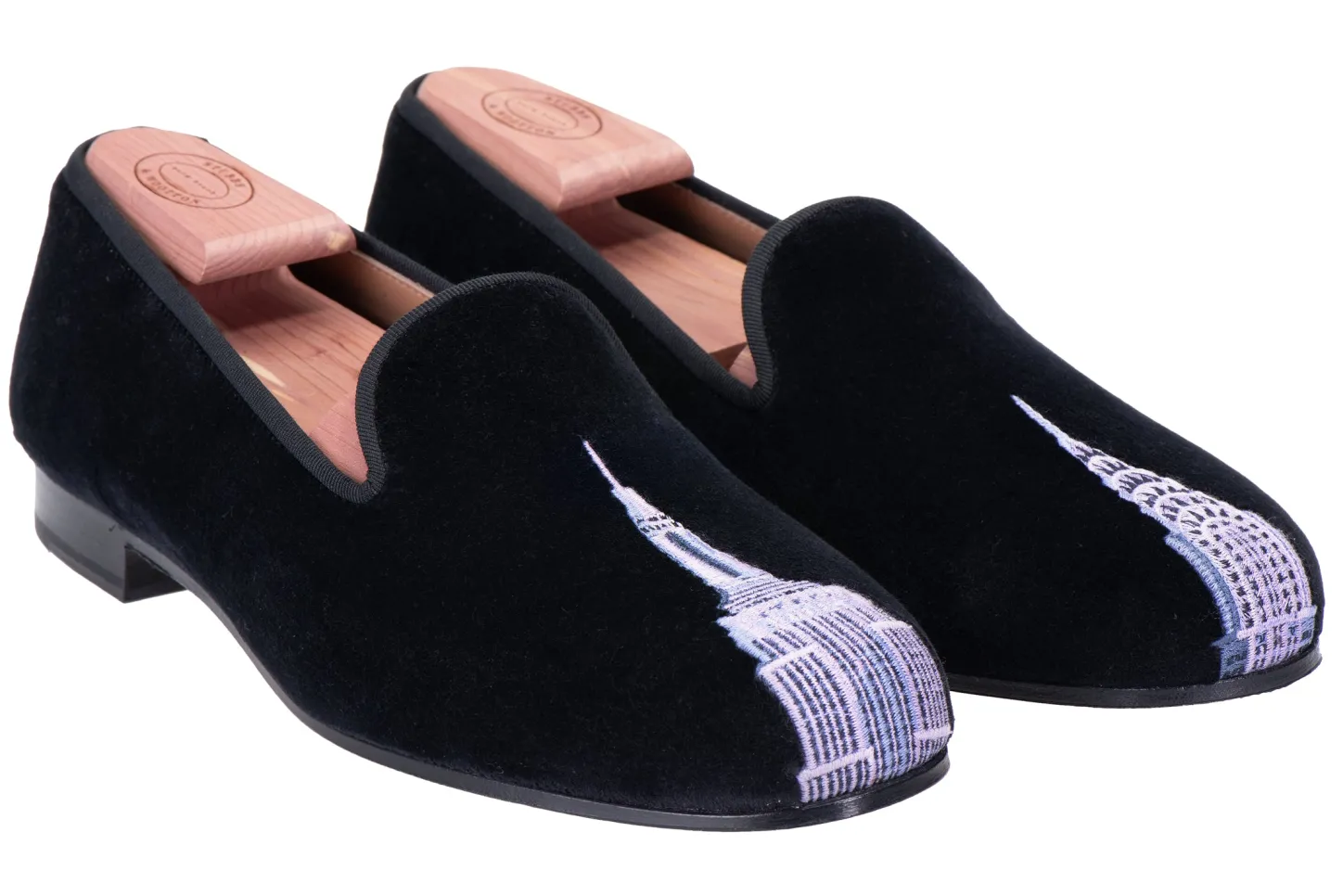 Women Stubbs & Wootton Slipper<Skyscraper Velvet Slipper (Women)