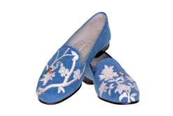 Women Stubbs & Wootton Slipper<Snowbird Marlin Linen Slipper (Women)
