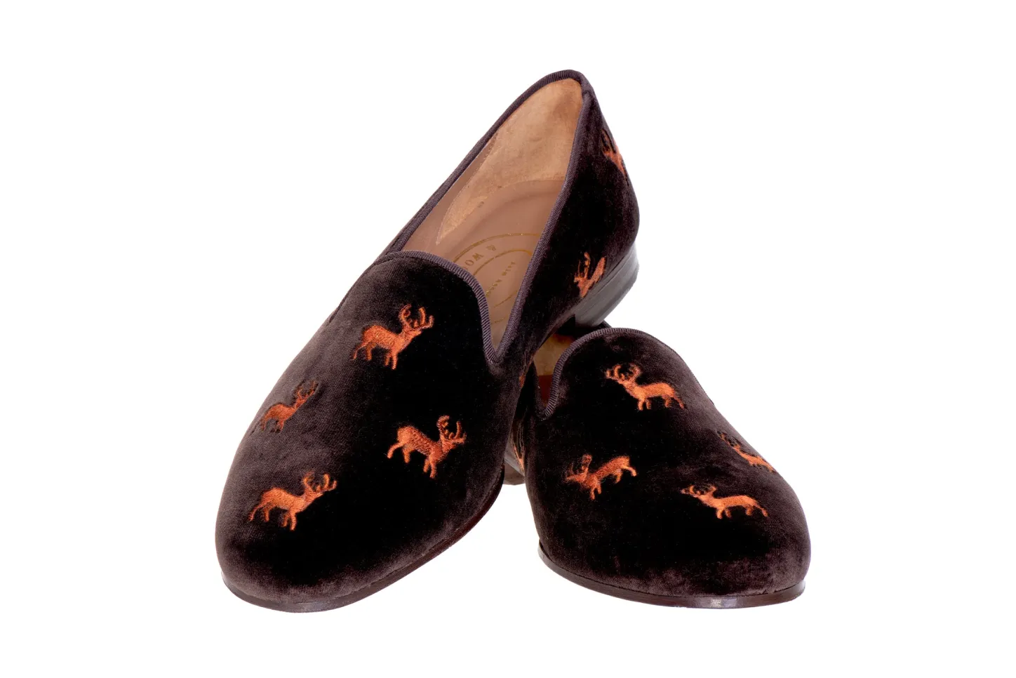 Stubbs & Wootton Slipper<Stag Espresso (Men)