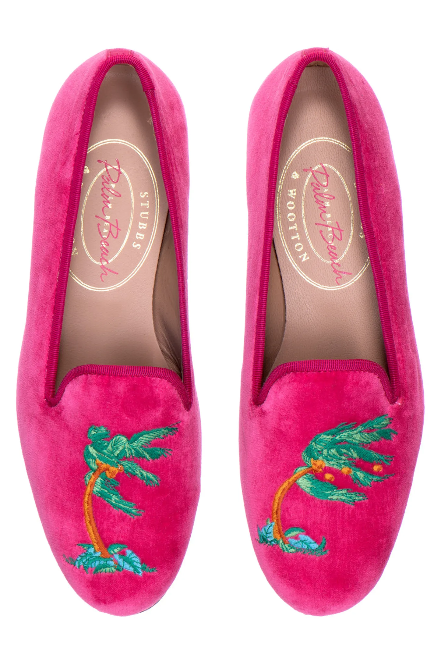 Women Stubbs & Wootton Slipper<Storm Magenta Velvet Slipper (Women)