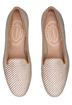 Women Stubbs & Wootton Slipper<Straw Raffia Slipper (Women)