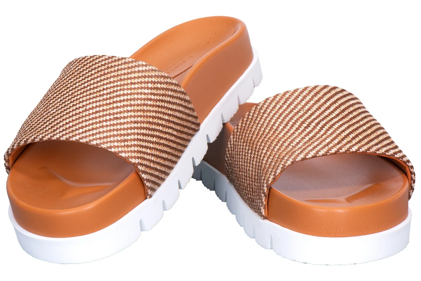 Women Stubbs & Wootton Slide<Straw Slip (Women)