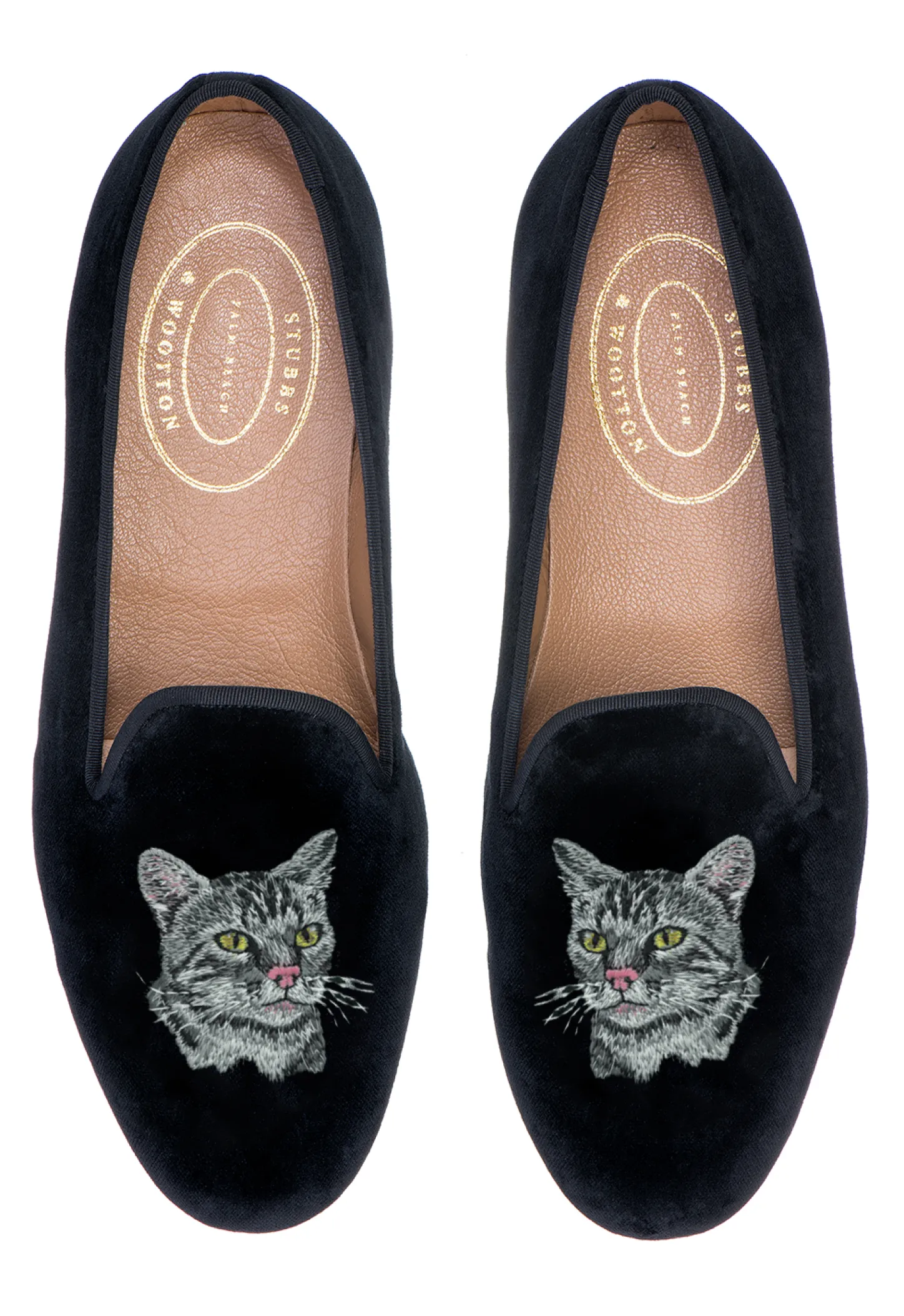 Women Stubbs & Wootton Slipper<Tabby Cat (Women)