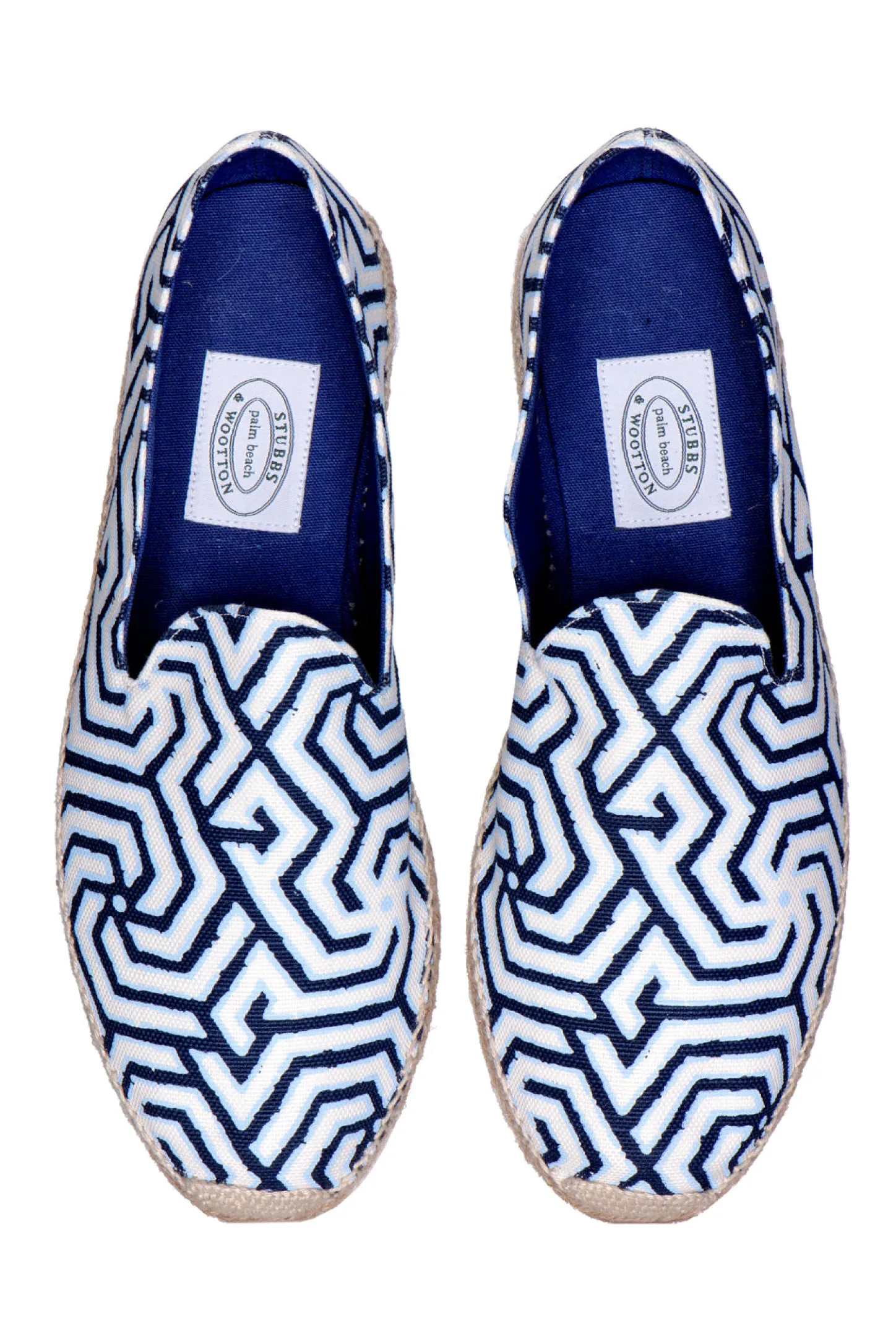 Stubbs & Wootton Espadrille<Tesselate Azure Gatsby (Men)