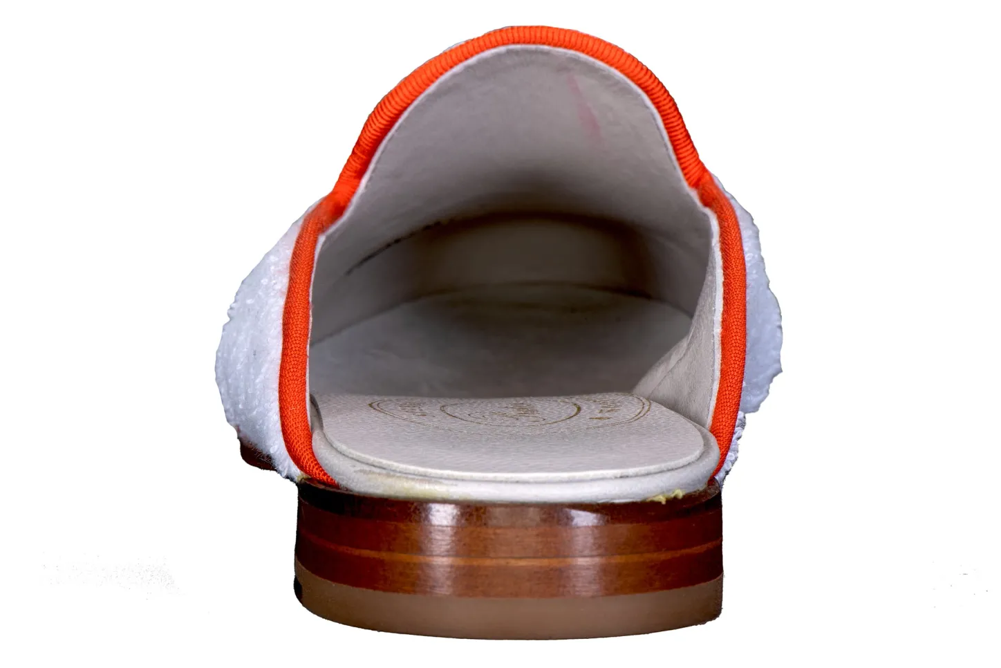 Stubbs & Wootton Mule<Treccia Orange Cloth Mule (Men)