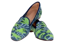 Women Stubbs & Wootton Slipper<Wetlands Needlepoint Slipper (Women)