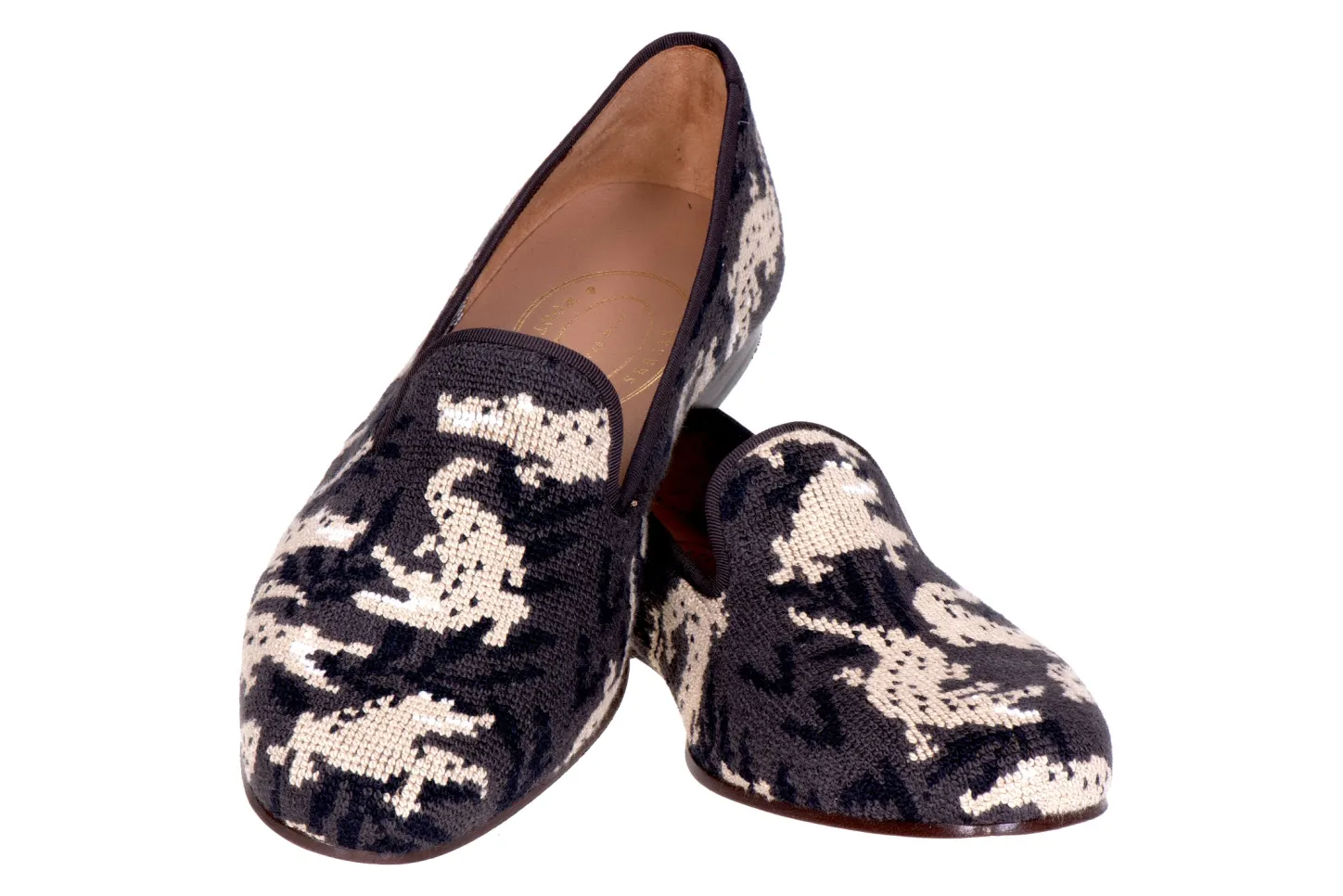 Women Stubbs & Wootton Slipper<Wetlands Noir Needlepoint Slipper (Women)